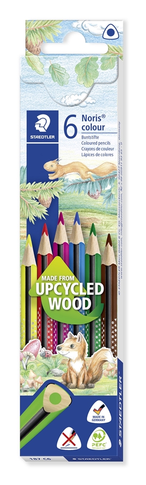 Staedtler Kredka Ołówkowa Noris Upcycled Wood Trójkąt (6)